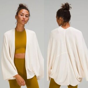 Lululemon Cashlu Knit Textured Wrap
